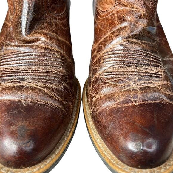 Ariat Men’s Heritage Brown Leather Western Cowboy Boot Size US 9.5 D main image 10
